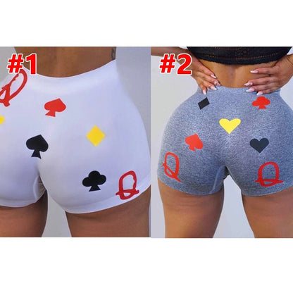 High-waisted Butt Lift Yoga Shorts, Sports Booty Shorts, Contour Workout Shorts