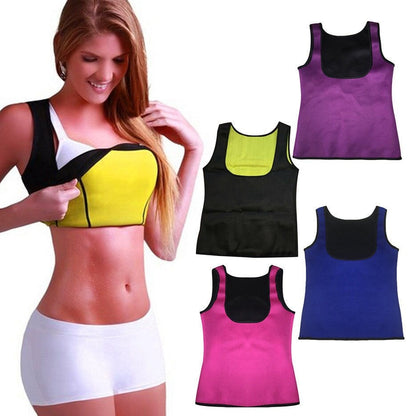 Womens Waist Trainer Weight Loss Vest Body Shaper for Stomach Control Tank Top with Straps Sweat Vest