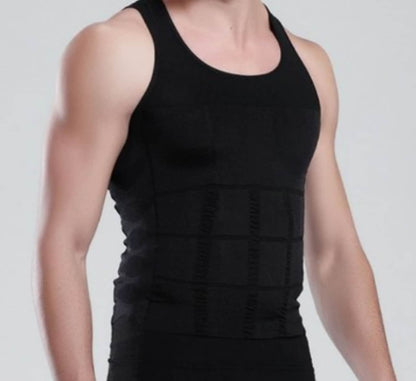 Men Slim Body Lift Shaper BELLY BUSTER Tank Top Slimming Undershirt Body Shaper